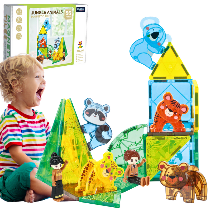 Magnetic Tiles Jungle Animals