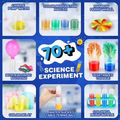 70+ Science Experiment Kits for Kids with Lab Coat