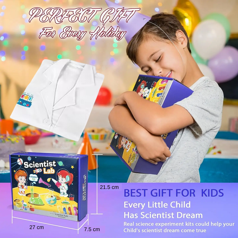 70+ Science Experiment Kits for Kids with Lab Coat