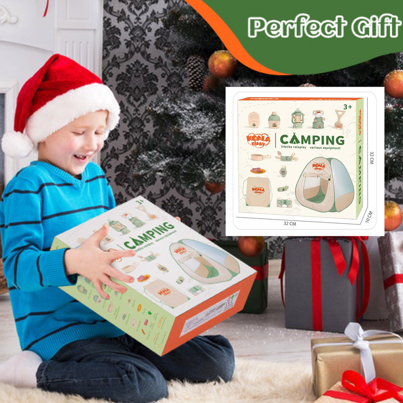 Kids Camping Gear Set with Pop-Up Tent