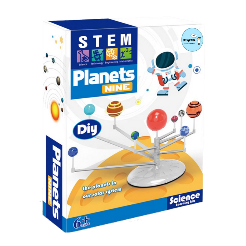[Solar System Coloring Kit] Telescope and Solar System - Why2Wise