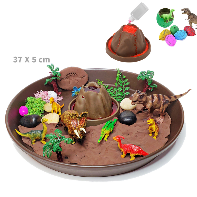 [Kit] Dino and Volcano Sensory Play