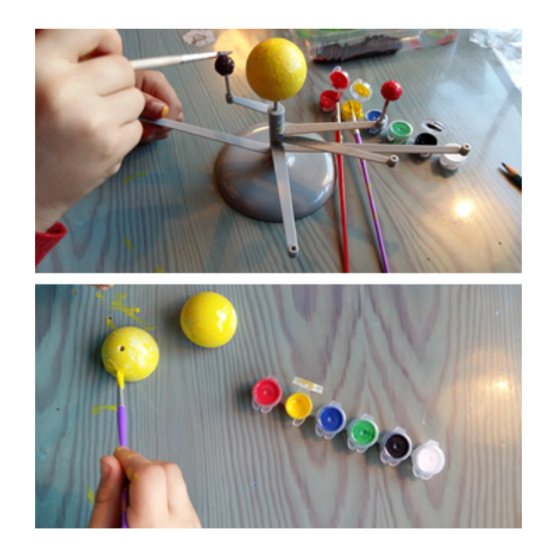 [Solar System Coloring Kit] Telescope and Solar System - Why2Wise