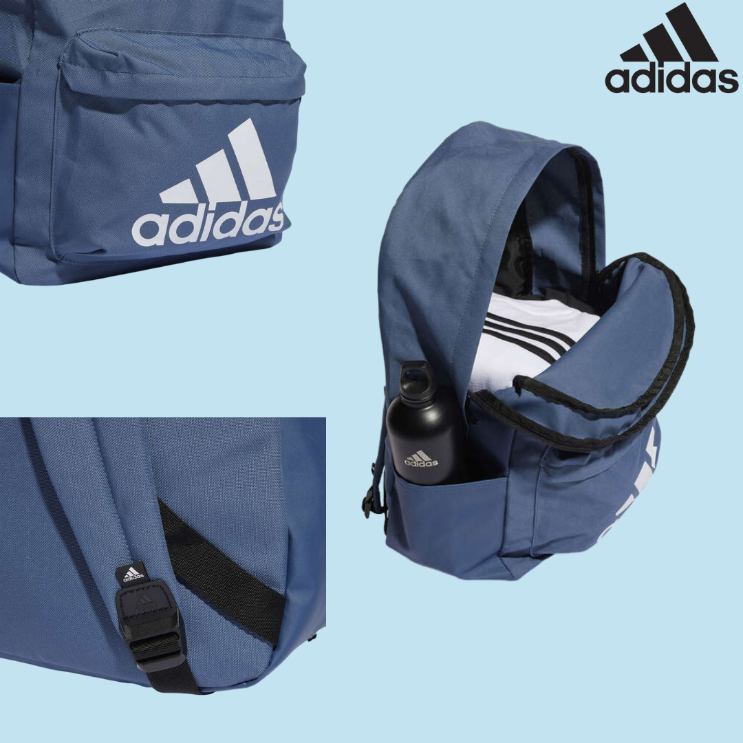 Adidas School Bag / Travel Backpack With Pouch Blue (9893-10#) – Kids Care